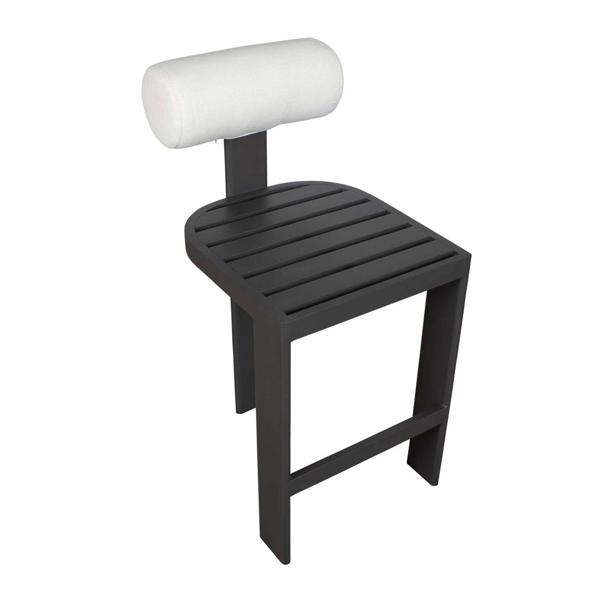   White Padded Outdoor Bar Stool | Oroa.com