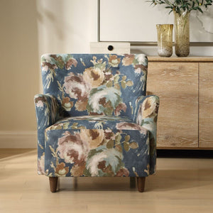   Floral Print Accent Armchair | Oroa.com