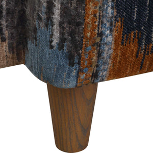   Ikat Print Chenille Lounge Chair | Oroa.com