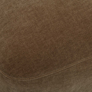   Brown Velvet Caster Dining Chair | Oroa.com