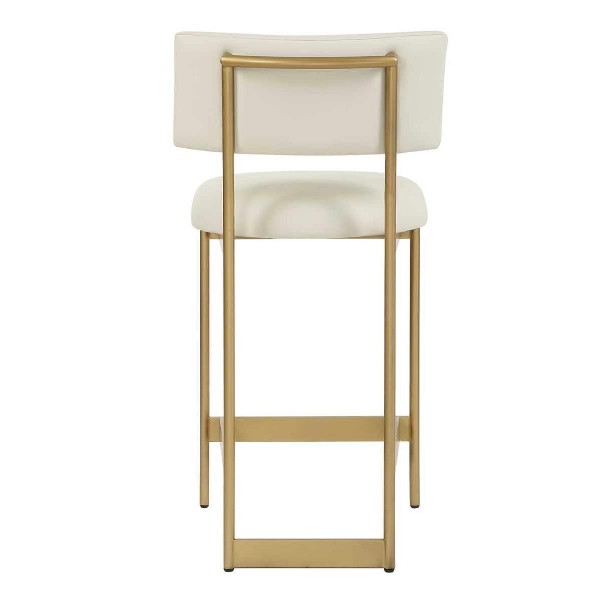   White Leather Counter Stool | Oroa.com
