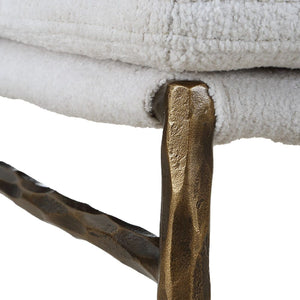   White Boucle Dining Chair | Oroa.com