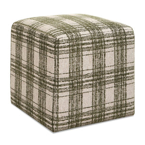   Chenille Cube Ottoman | Oroa.com