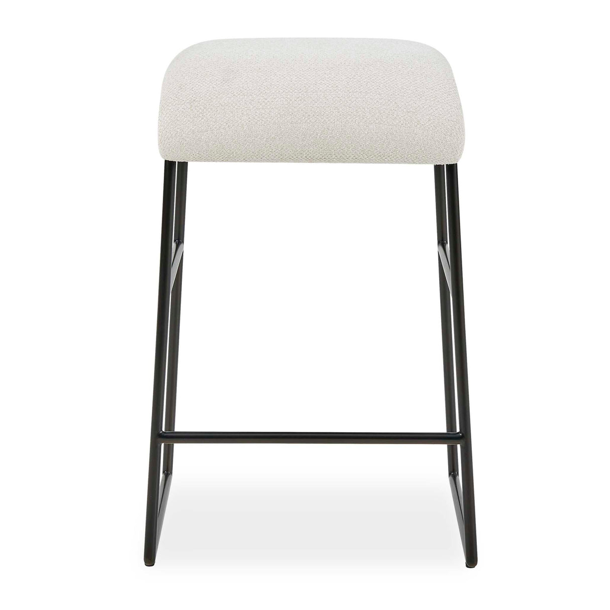   Cream Fabric Seat Counter Stool | Oroa.com