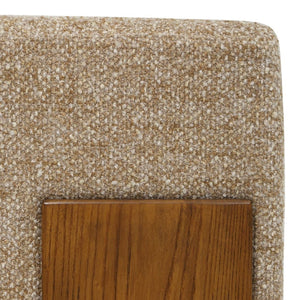  Cream Boucle 3-Legged Accent Chair | Oroa.com