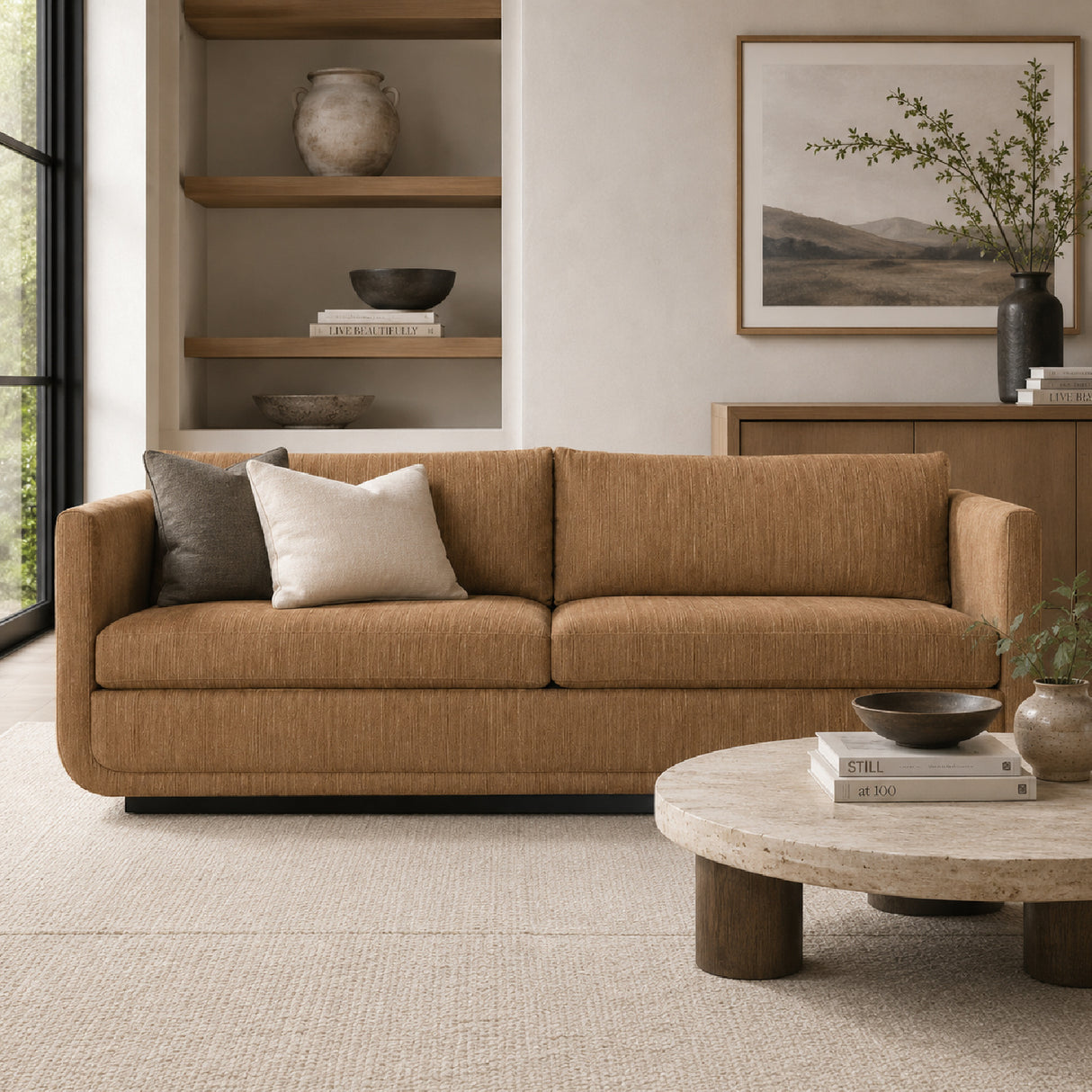   Textured Chenille Sofa | Oroa.com