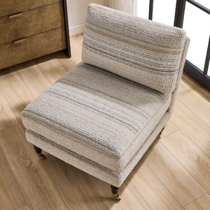   Boucle Stripes Accent Chair | Oroa.com