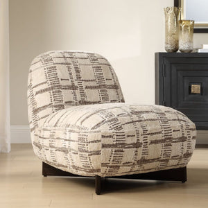   Woven Chenille Accent Chair | Oroa.com