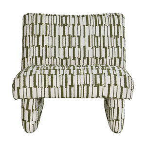  Green Patterned Accent Chair | Oroa.com