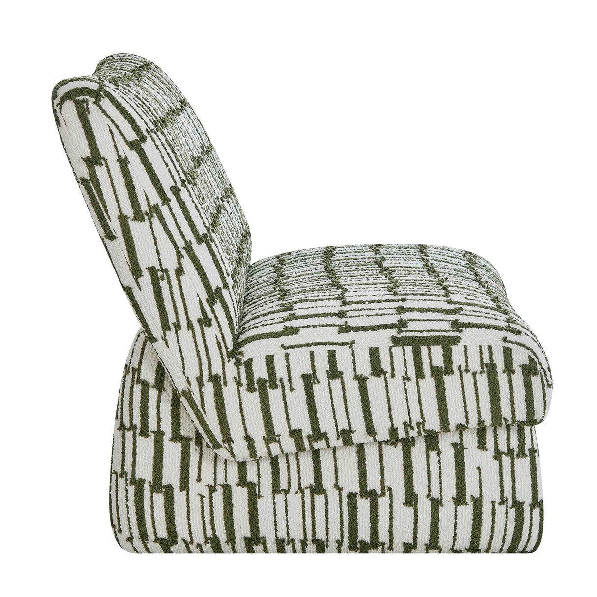   Green Patterned Accent Chair | Oroa.com