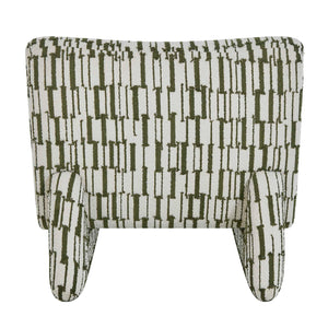   Green Patterned Accent Chair | Oroa.com