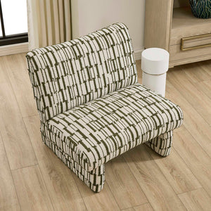   Green Patterned Accent Chair | Oroa.com