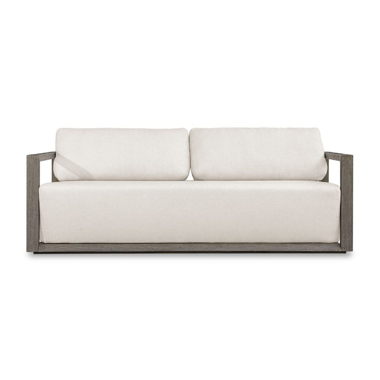  Modern European furniture - White Cushioned 3-Seater Outdoor Sofa - www.oroa.com | Oroa.com