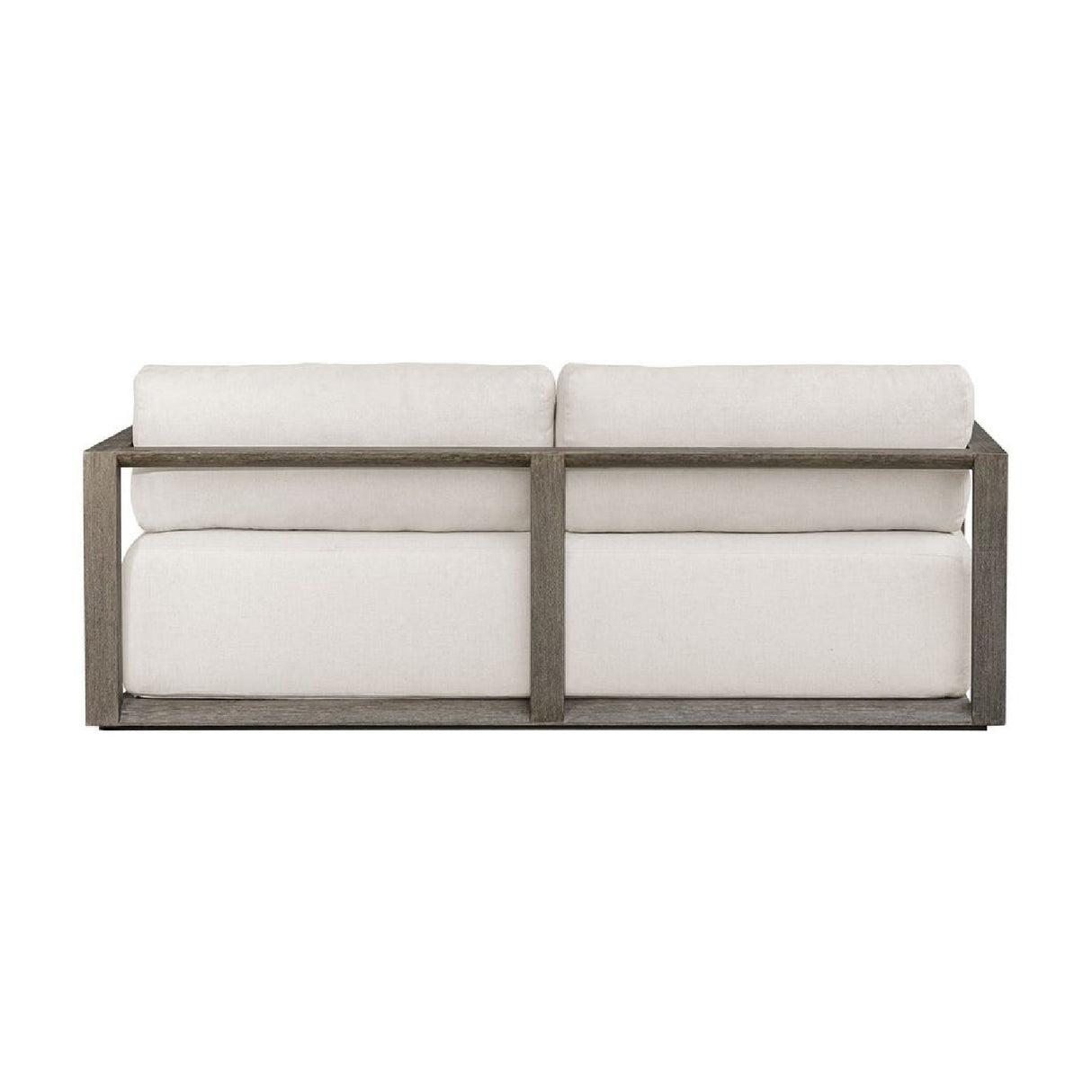   Modern European furniture - White Cushioned 3-Seater Outdoor Sofa - www.oroa.com | Oroa.com