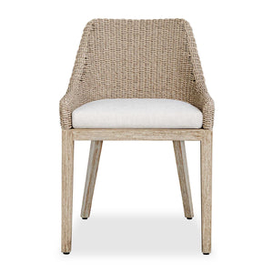   Beige Wicker Outdoor Dining Chair | Oroa.com