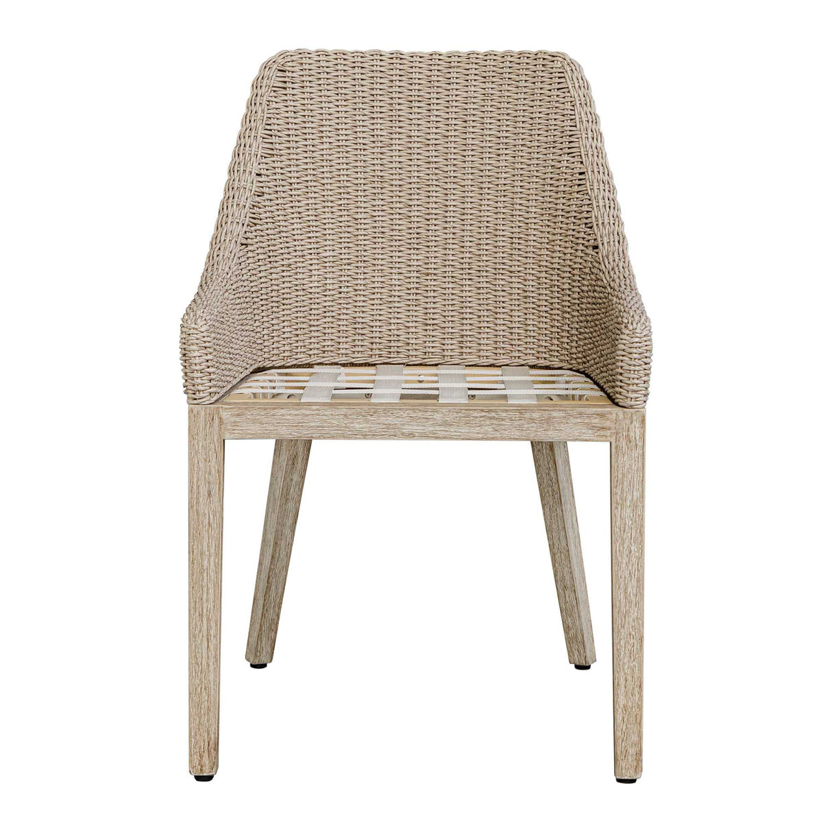   Beige Wicker Outdoor Dining Chair | Oroa.com