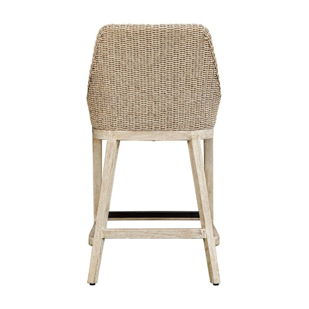   Beige Wicker Outdoor Counter Stool | Oroa.com