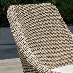   Beige Wicker Outdoor Counter Stool | Oroa.com