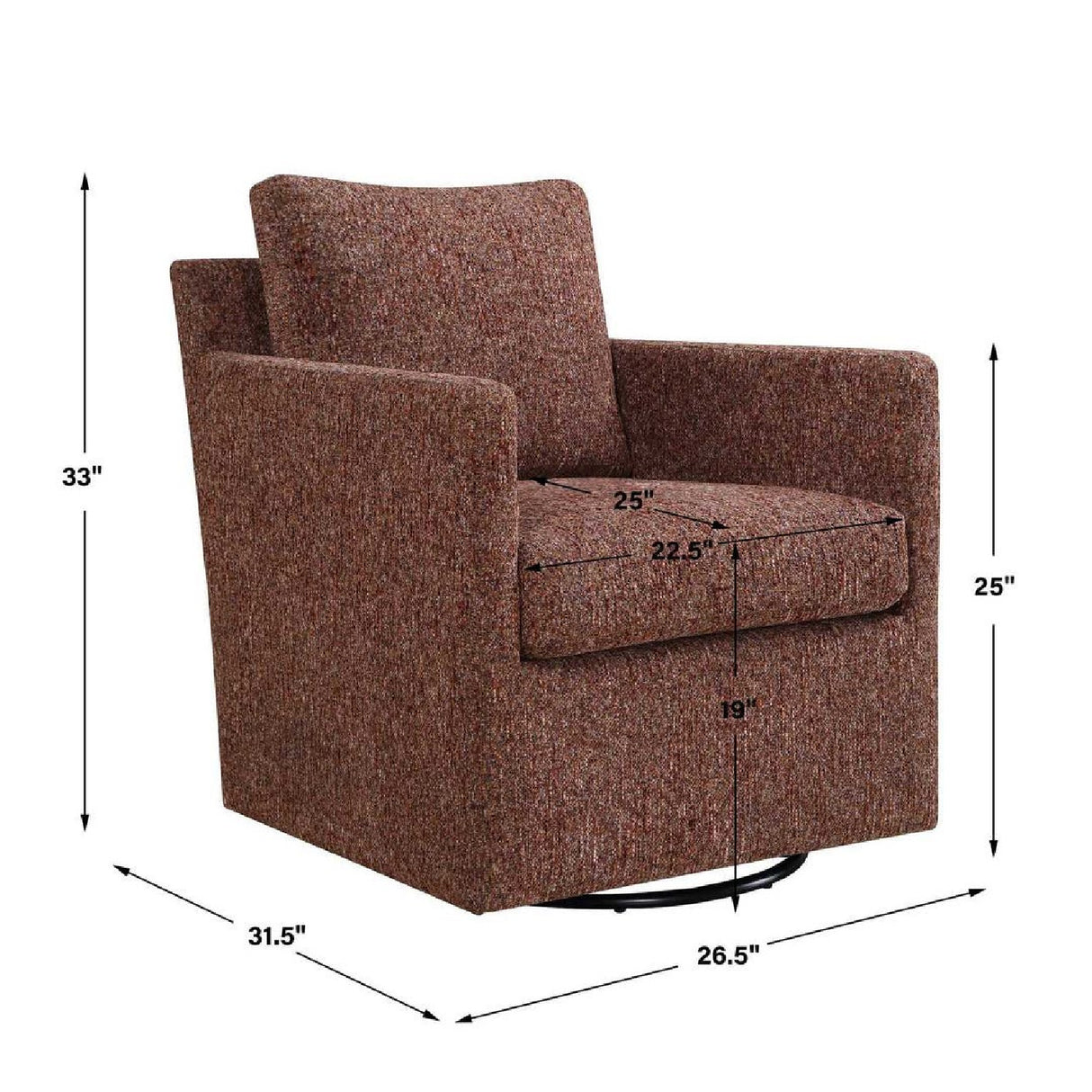   Upholstered Swivel/Glider Armchair | Oroa.com