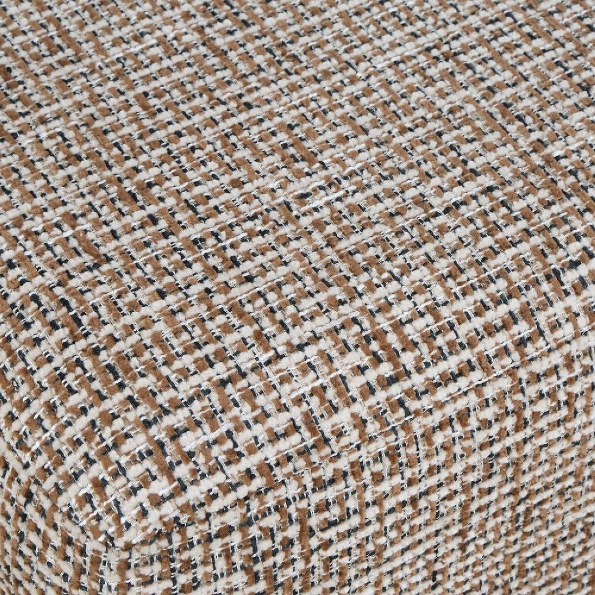   Cream Woven Rectangular Ottoman | Oroa.com