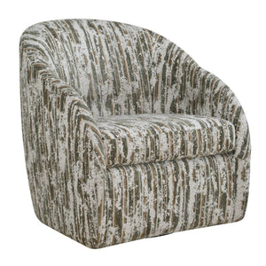   Slubbed Boucle Swivel Chair | Oroa.com