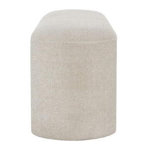   White Boucle Bench | Oroa.com