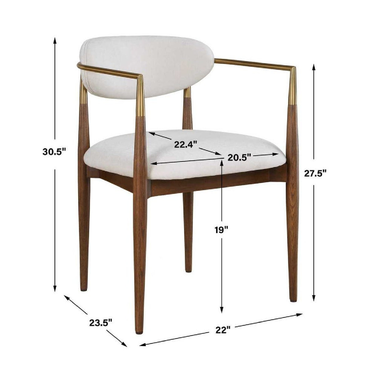   White Velvet Dining Chair | Oroa.com