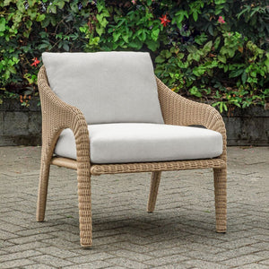   Natural Wicker Outdoor Lounge Chair | Oroa.com