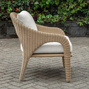   Natural Wicker Outdoor Lounge Chair | Oroa.com