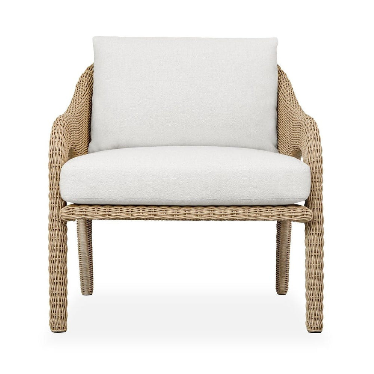   Natural Wicker Outdoor Lounge Chair | Oroa.com