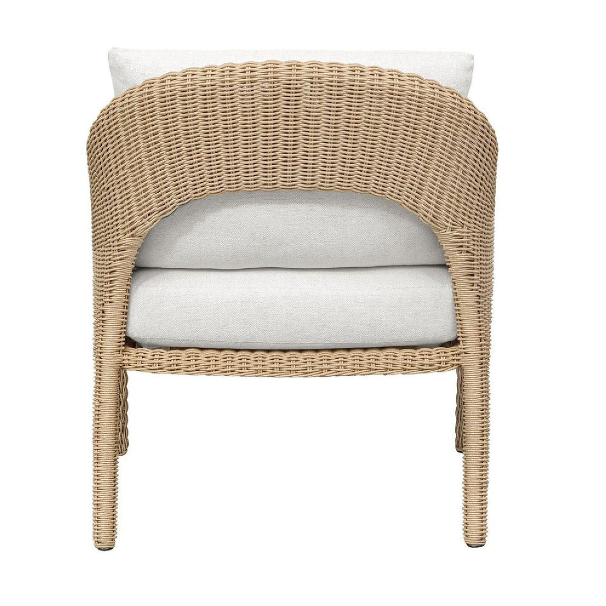   Natural Wicker Outdoor Lounge Chair | Oroa.com