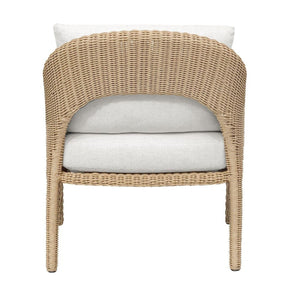   Natural Wicker Outdoor Lounge Chair | Oroa.com
