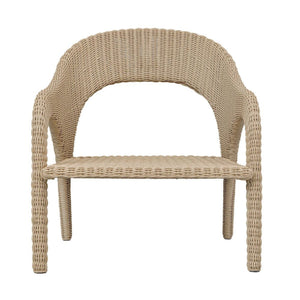   Natural Wicker Outdoor Lounge Chair | Oroa.com