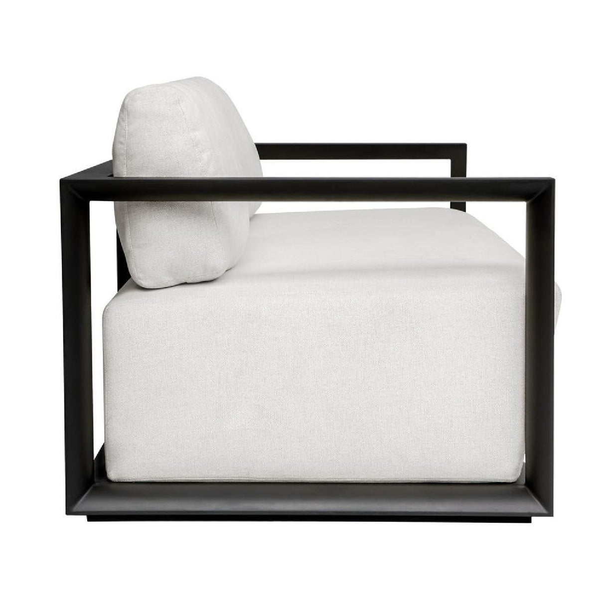   Modern European furniture - White Cushioned 3-Seater Outdoor Sofa - www.oroa.com | Oroa.com