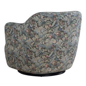   Floral Print Swivel Chair | Oroa.com