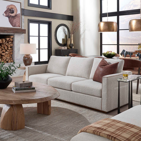   Modern European furniture - Gray Mahogany Outdoor 4-Seater Sofa - www.oroa.com | Oroa.com