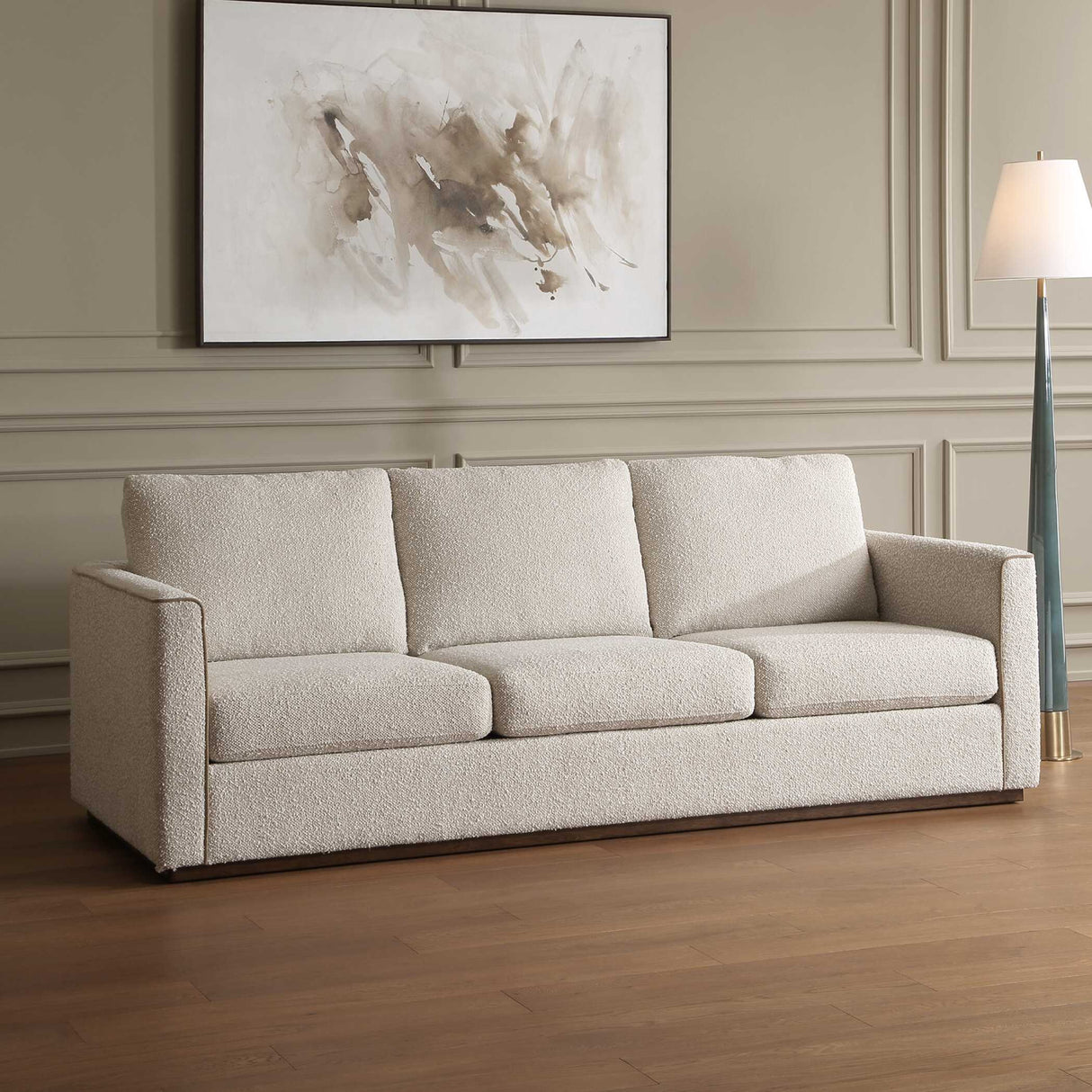   Modern European furniture - Gray Mahogany Outdoor 4-Seater Sofa - www.oroa.com | Oroa.com