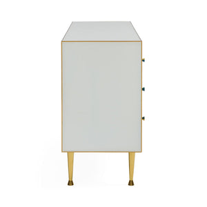 Blue Glass Panes Credenza | Jonathan Adler Ultramarine | Oroa.com
