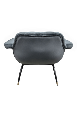 Velvet Channeled Lounge Chair | Versmissen Abbey | Oroa.com