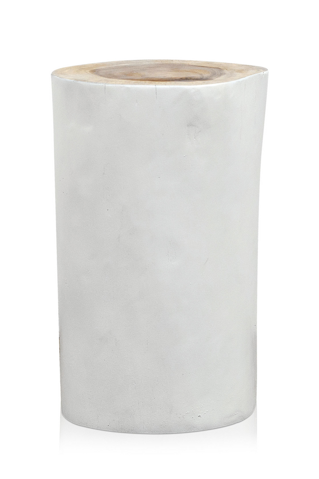 White Wood Stool / Table | Versmissen Tree | Oroa.com