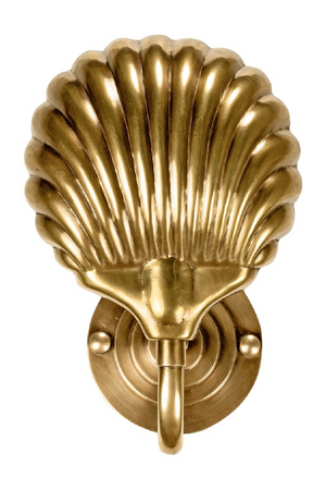 Gold Scalloped Wall Lamp | Versmissen Bonaire | Oroa.com