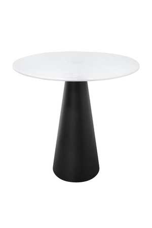 White Marble Pedestal Dining Table | Versmissen Cone | Oroa.com