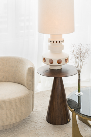 Wooden Pedestal Occasional Table | Versmissen Congo | Oroa.com