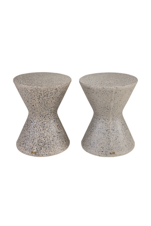 Gray Terrazzo Table / Stool | Versmissen Diabolo | Oroa.com