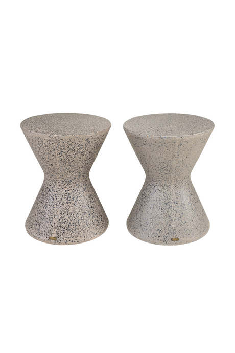Gray Terrazzo Table / Stool | Versmissen Diabolo | Oroa.com
