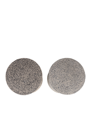Gray Terrazzo Table / Stool | Versmissen Diabolo | Oroa.com
