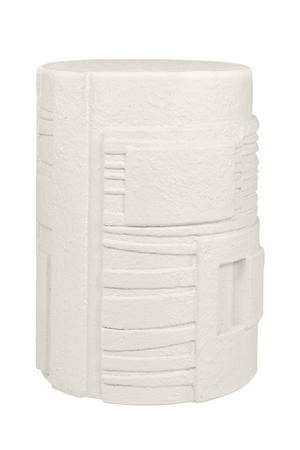 Carved Cylindrical Occasional Table | Versmissen Glitch | Oroa.com