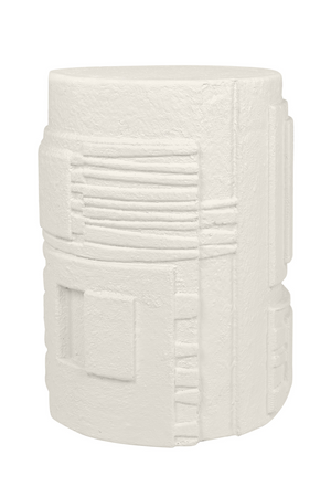 Carved Cylindrical Occasional Table | Versmissen Glitch | Oroa.com