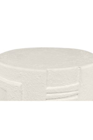 Carved Cylindrical Occasional Table | Versmissen Glitch | Oroa.com