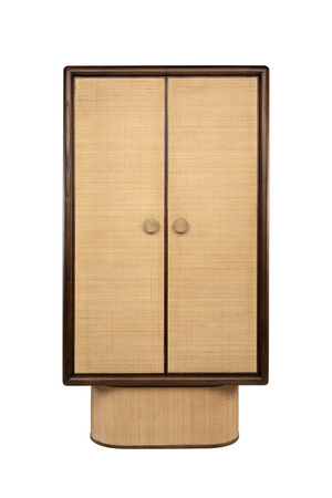 Modern Rattan 2-Door Cabinet | Versmissen Granada | Oroa.com